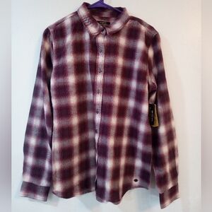 N.W.T. Noble Outfitters Women's Relaxed Fit Flannel Shirt